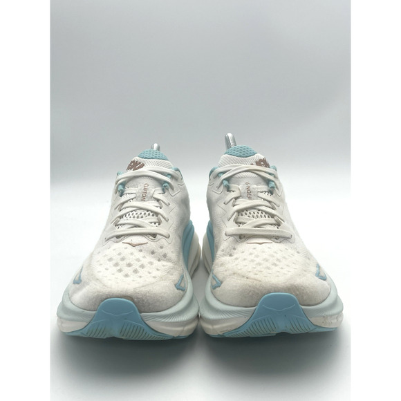 Hoka One One HOKA W Clifton 9 1132211 FTRS Women's Sz 9B White Sneakers - Picture 5 of 11